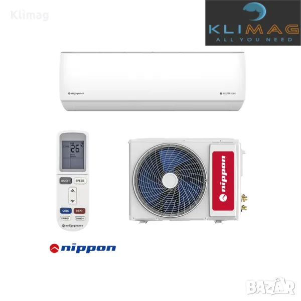 Инверторен климатик Nippon KFR 18DC SILVER ION 2 18000 BTU, снимка 1