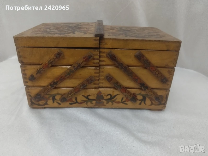 Старинна кутия за съхранение , снимка 1