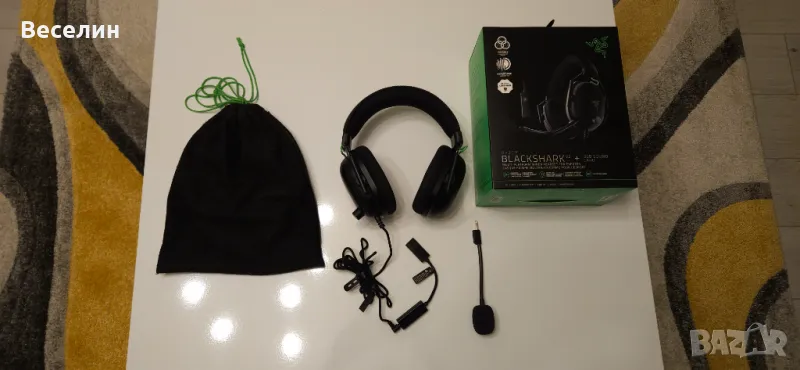 Слушалки Razer BlackShark V2, снимка 1
