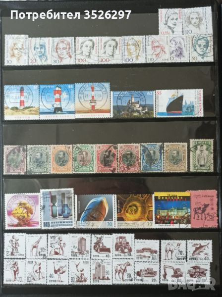 Колекция от 143 пощенски марки, снимка 1