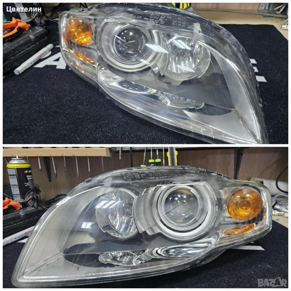 Биксенон фарове за Audi A4 B7 bixenon farovr Ауди а4 б7, снимка 1