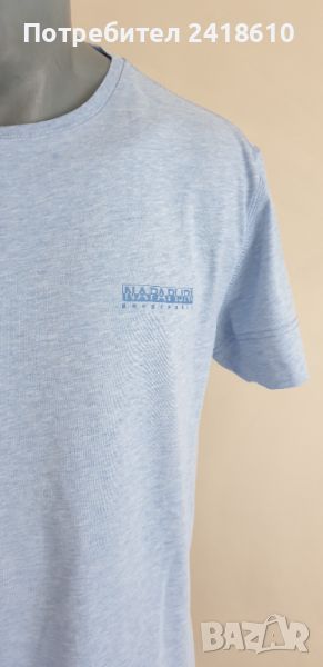 Napapijri Cotton Mens Size L НОВО! ОРИГИНАЛ! Мъжка Тениска!, снимка 1