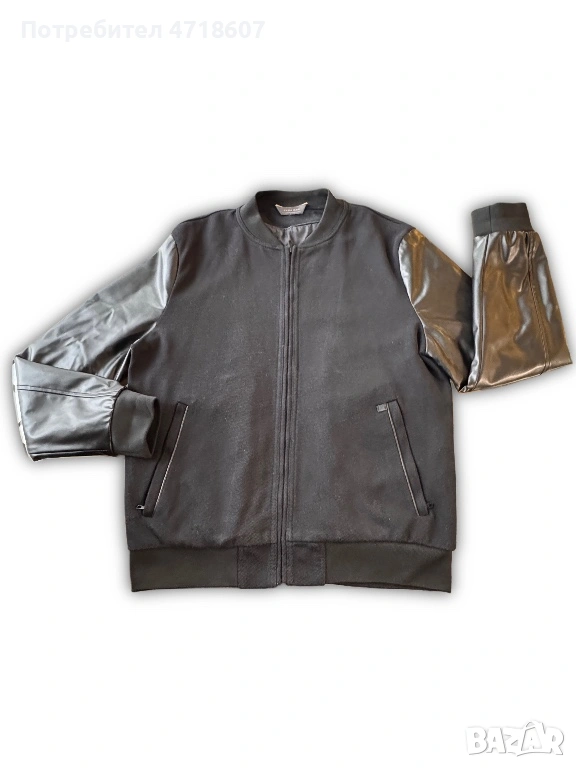 ZARA Яке • Размер L • Черно, снимка 1