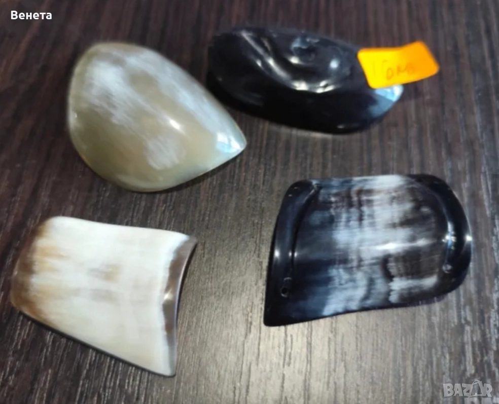 Брошки и шноли от кост от рог -Промоция!🎄🥰❤️, снимка 1