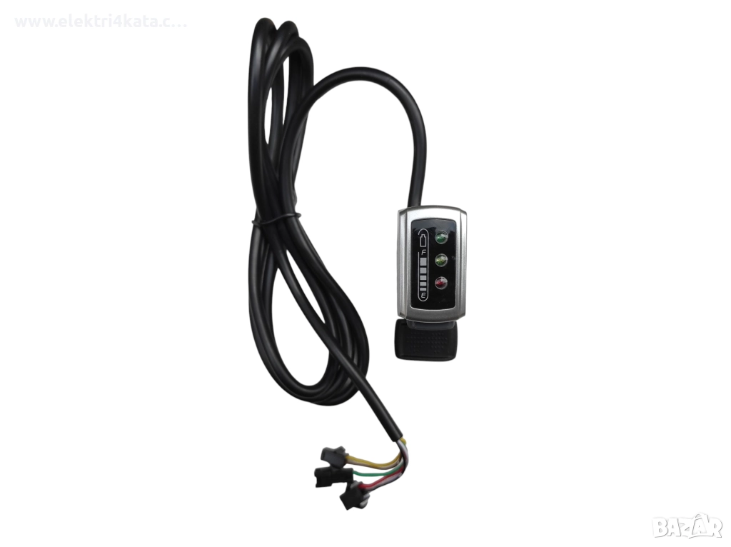 Акселератор (палец) за газта 36V с индикатор, снимка 1