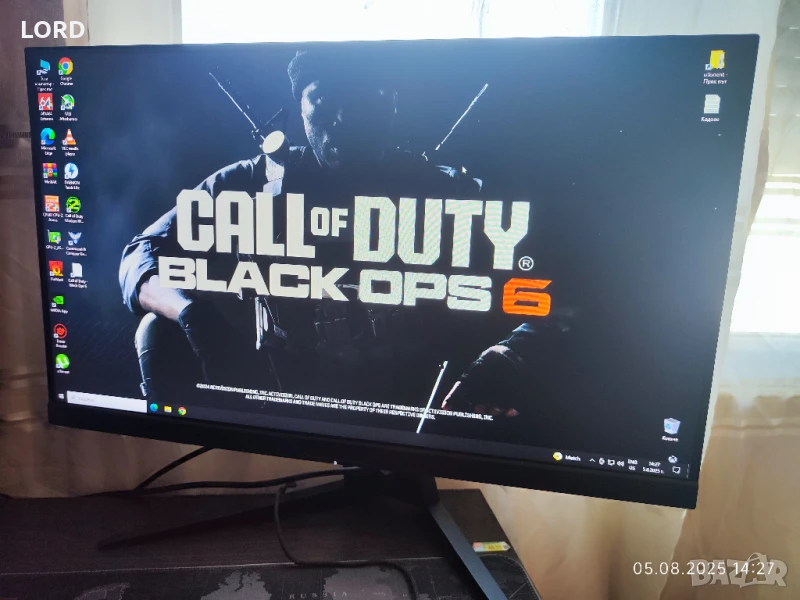 Геймърски монитор Gigabyte AORUS FI25, 24.5", 240Hz - Като нов, снимка 1