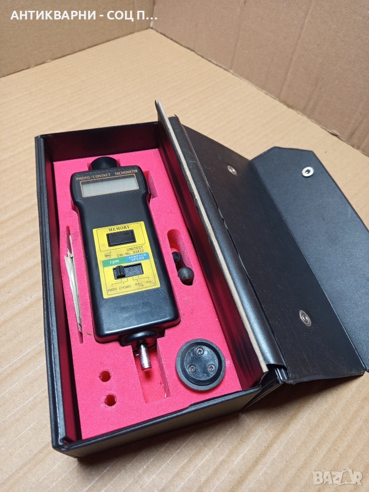 Стар Немски Цифров Контактен Фото Тахометър. Номер 580., снимка 1