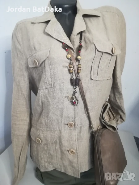 Дамско сако лен, снимка 1