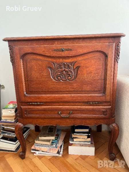 Винтидж френски дървен шкаф, снимка 1