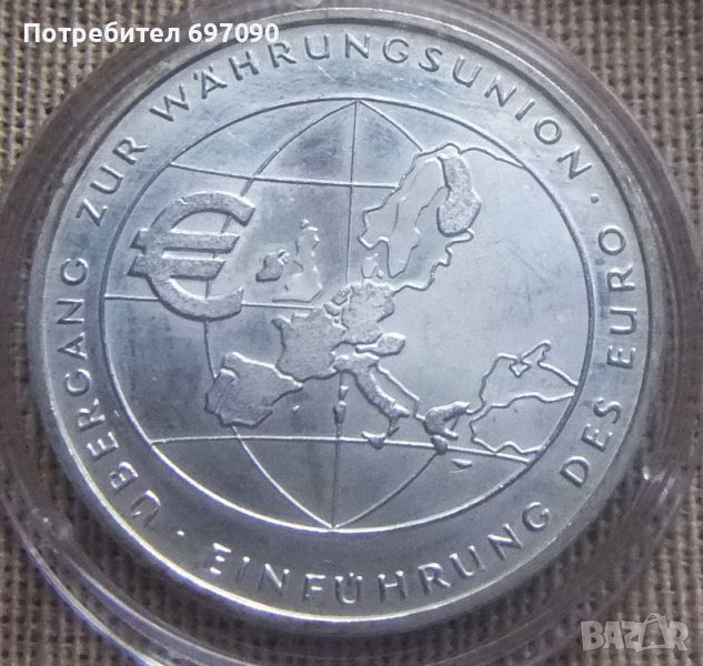 Германия - 10 евро 2002 F, снимка 1