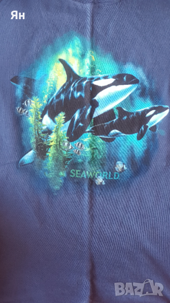 Тениска с делфини - Sea World, снимка 1