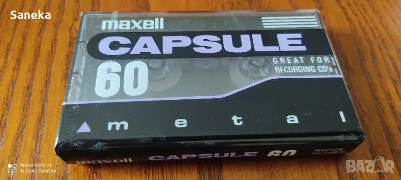 MAXELL CAPSULE 60 METAL, снимка 1
