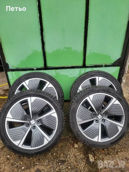 Оригинални джанти 18ки SEAT Leon FR 2021 7,5J ET46 с летни гуми 225 45 18 Nokian Powerproof DOT2021, снимка 1