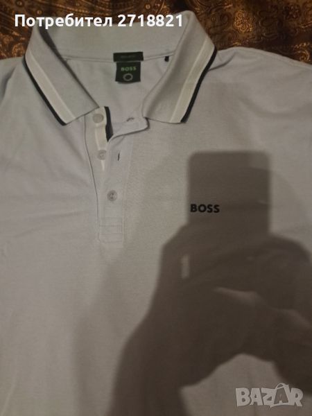 BOSS - оригинална тениска с яка, снимка 1