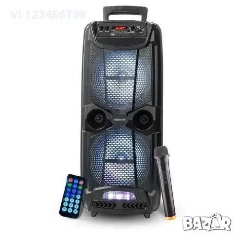 Тонколона KTS 1743 ;2x8”; Микрофон BT/MP3,FM, SD/MMS, 60 см., снимка 1