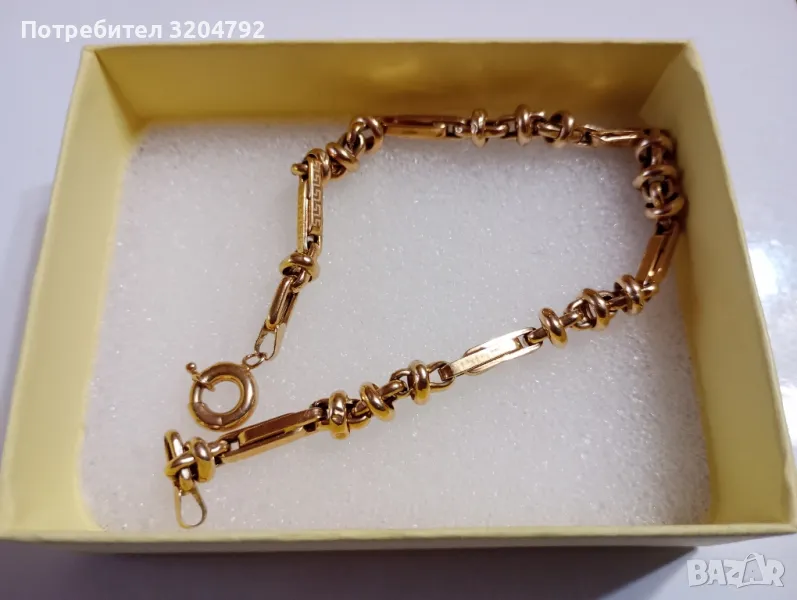 Златна гривна 14к, снимка 1