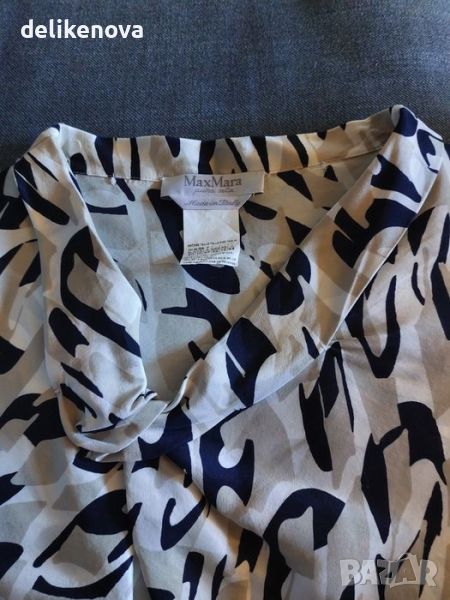 Max Mara Original Size L 100% Коприна , снимка 1