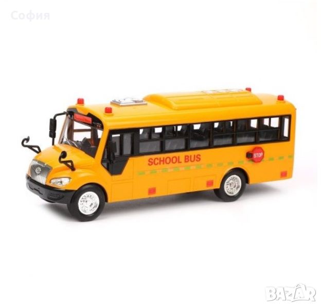 Жълт училищен автобус (001), снимка 1