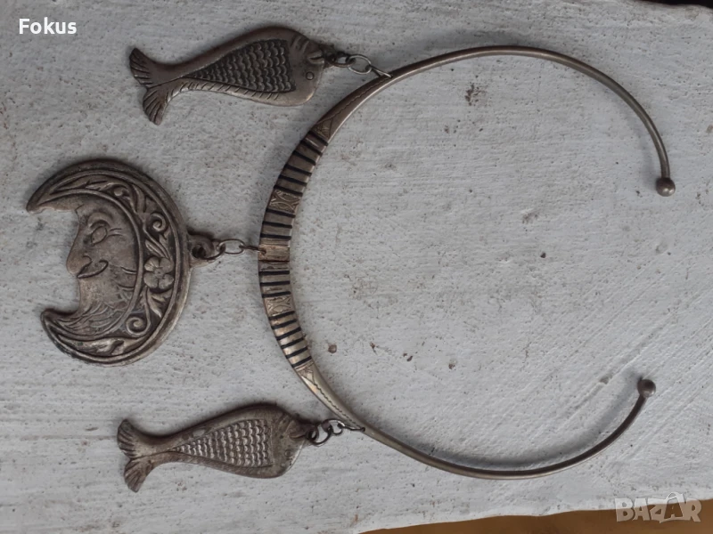 Стар берберски накит за врата колие гердан огърлица, снимка 1