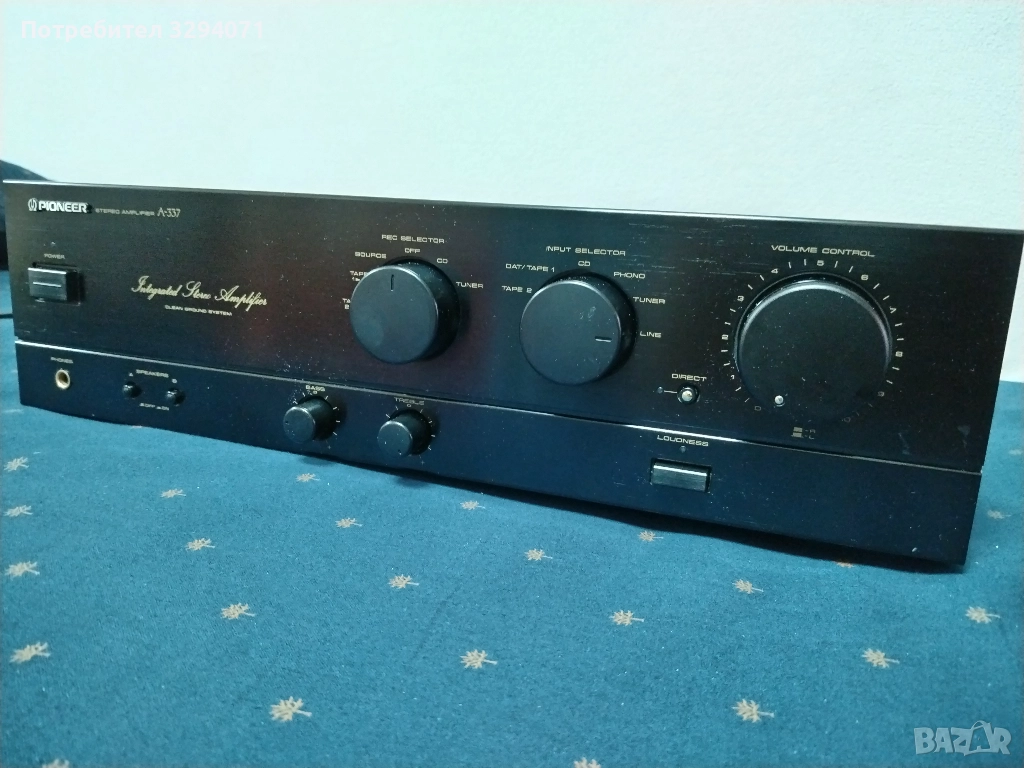 Усилвател Pioneer A337, снимка 1