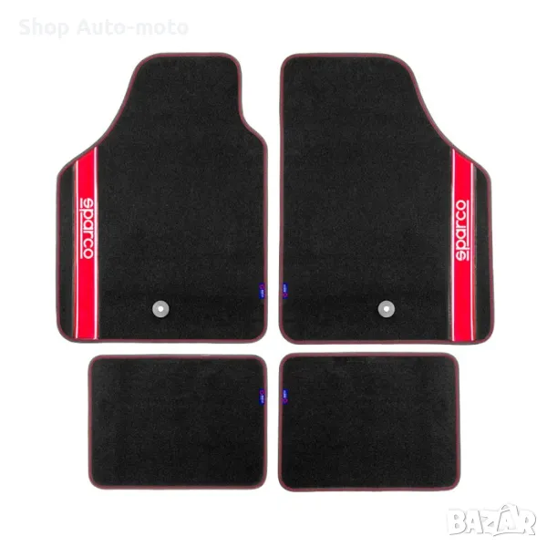 Стелки Automat, Мокет, Универсални, С червено, 4бр, снимка 1