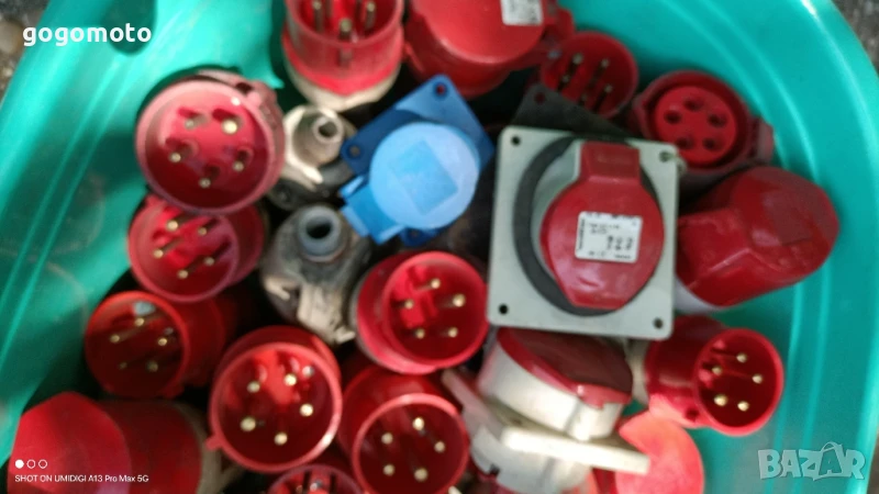 евро букса, 3 и 5 ПИН, трифазни евро букси, щепсели, контакти, 220 в., 380 волта , снимка 1