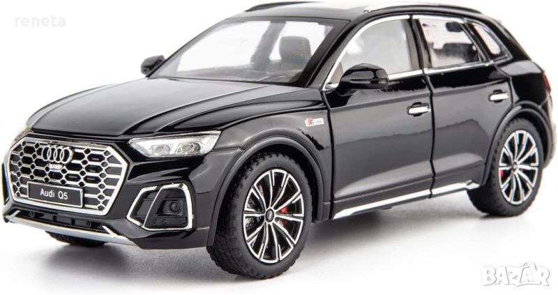 Играчка Кола, Audi Q5 Метална, Черна, Мащаб 1:24, снимка 1