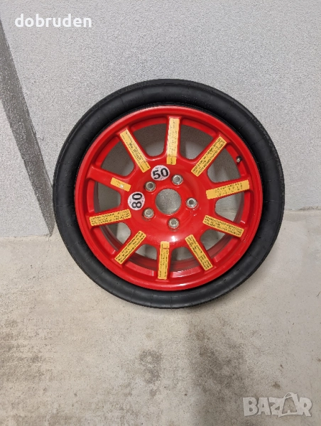 ПРОМО! Универсална резервна гума патерица Mercedes GLC BMW X3 Audi Q5 VW Vredestein Space Saver, снимка 1