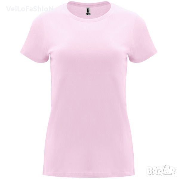 Нова дамска тениска в розов цвят, снимка 1