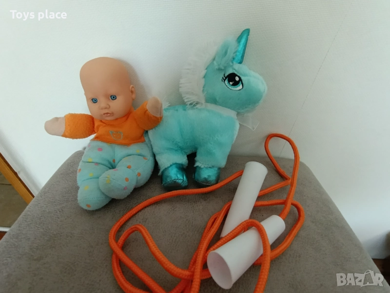 Лот за момиче -еднорог и бебе , снимка 1