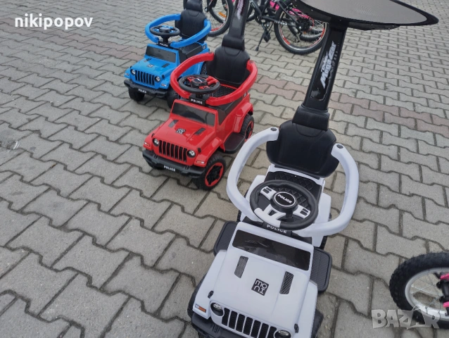 MONI Кола с дръжка 2в1 POLICE, снимка 10 - Детски велосипеди, триколки и коли - 53564902