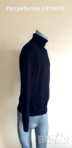Hugo Boss Akiro _S Cotton Pima Soft Touch Turtleneck Mens Size M НОВО! ОРИГИНАЛ! Мъжко Памучно Поло!, снимка 10 - Пуловери - 52682749