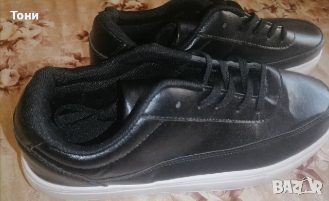 Нови Кожени Мъжки Маратонки 45 , снимка 9 - Маратонки - 53759577