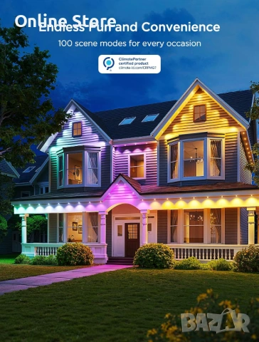Govee 2 външно RGBIC осветление 30 м – 72 LED, IP67, смарт управление, снимка 8 - Външни лампи - 54171095