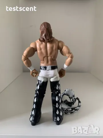 Екшън фигура WWE Shawn Michaels HBK Elite Classic Exclusive Mattel WWF Шон Майкълс, снимка 11 - Фигурки - 49511489