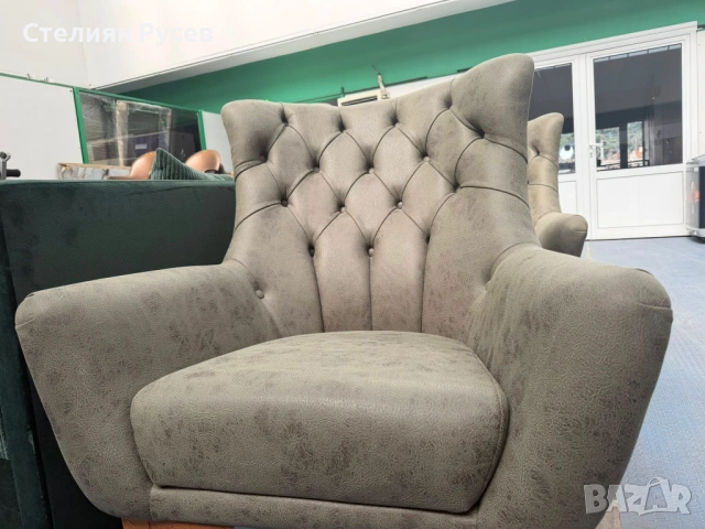 260311 НОВИ кралски кресла  / фотьойл  - цена за БРОЙ 170 евро или 332,49лв  -нови , без забележка, снимка 7 - Дивани и мека мебел - 53992307