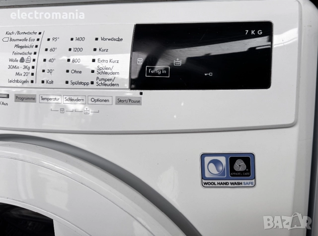 пералня AEG Lavamat L68470FL 7кг, снимка 4 - Перални - 51920258