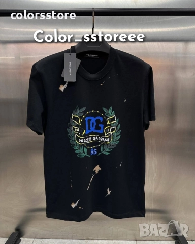 Черна тениска D&G код IM87u