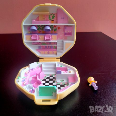 Мини кукла Polly Pocket Hairdressing Salon Bluebird 1990, снимка 5 - Колекции - 45905595