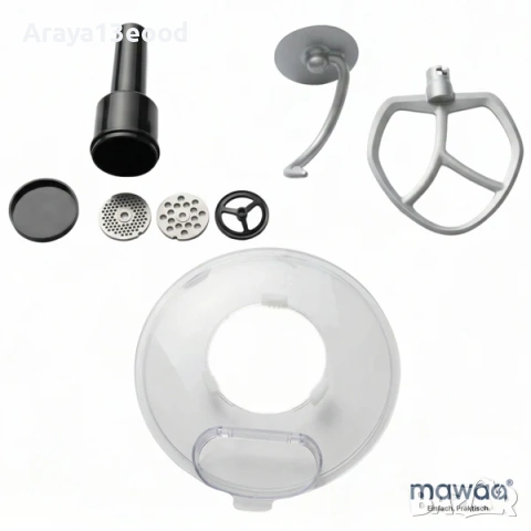 MixMaster 3in1 кухненски робот mawaa®, 1400 W, 10 литра, снимка 10 - Кухненски роботи - 53734511