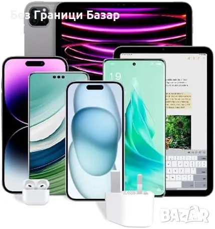 Ново Бързо зарядно устройство USB C 20W + 2м Lightning кабел за iPhone Айфон, снимка 4 - Аксесоари за Apple - 48016346