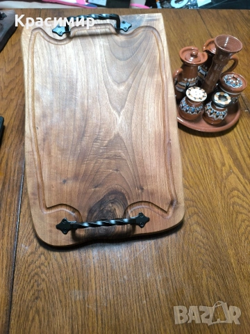 Орехови Дъски и Плата за Мезета, снимка 7 - Аксесоари за кухня - 49214477