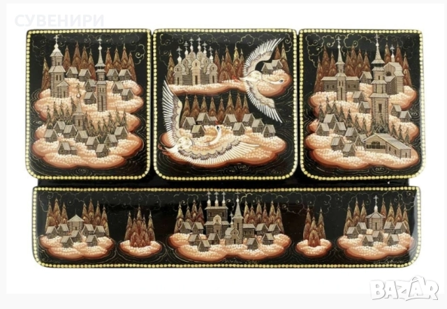 Ръчно изработена изцяло руска кутия, снимка 3 - Ръчно изработени сувенири - 51793960