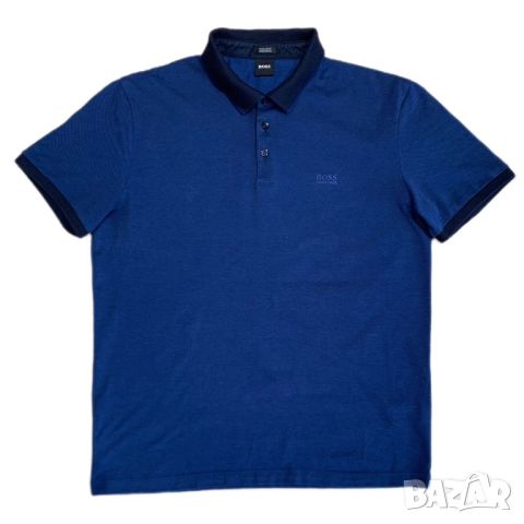 Оригинална мъжка тениска с яка Hugo Boss | XL размер, снимка 1 - Тениски - 46309911