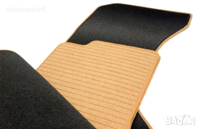  Мокетни стелки за MERCEDES E-Class W211 / CLS C219 (2002-2009) - бежови 4-matic Petex, снимка 3 - Аксесоари и консумативи - 53811735