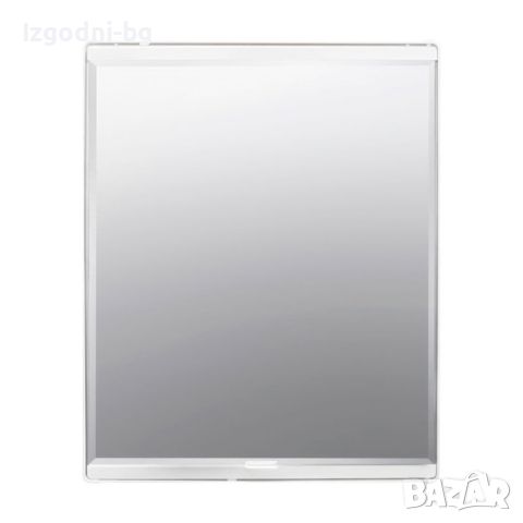 Бял шкаф за баня с огледало, снимка 1 - Шкафове - 45129627
