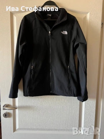 The North Face Women's TNF Black Chest Logo Ridgewall Soft Shell Jacket черно оригинално марково яке, снимка 8 - Якета - 51732265