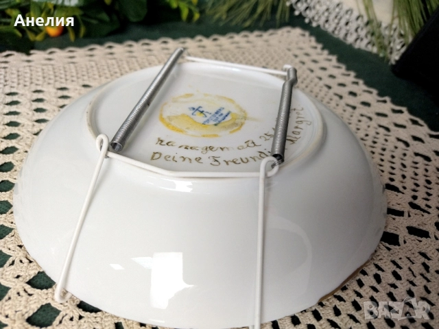 Виолетки- плато, ваза, чиния за стена , снимка 4 - Декорация за дома - 52566207