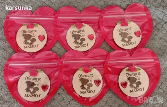 Валентинки , снимка 3 - Ръчно изработени сувенири - 53258741