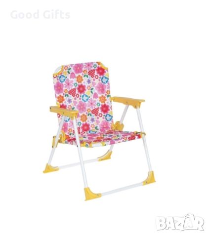Розов детски стол / шезлонг , Цветя, снимка 2 - Други - 46115731